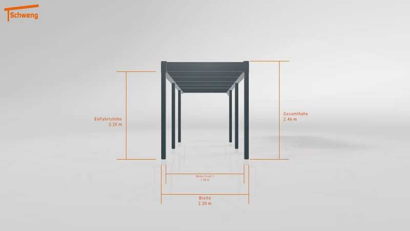 #DE Schweng Flachdachcarport C600+ (ID 5m9428) #MTG