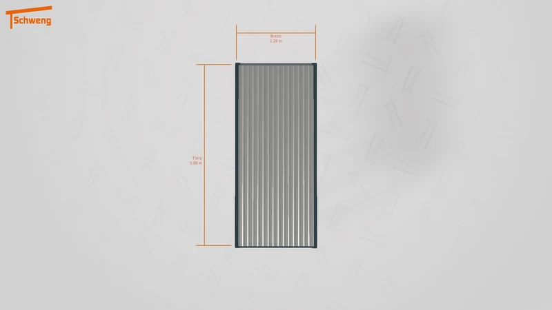 #DE Schweng Flachdachcarport C600+ (ID 5m9428) #MTG