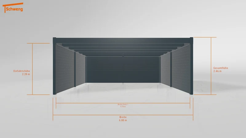 #DE Schweng Flachdachcarport C600 (ID v49z4r) #MTG
