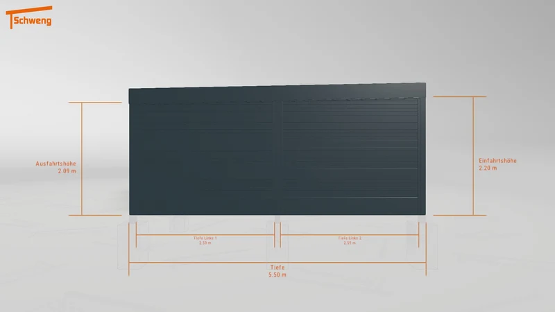 #DE Schweng Flachdachcarport C600 (ID v49z4r) #MTG