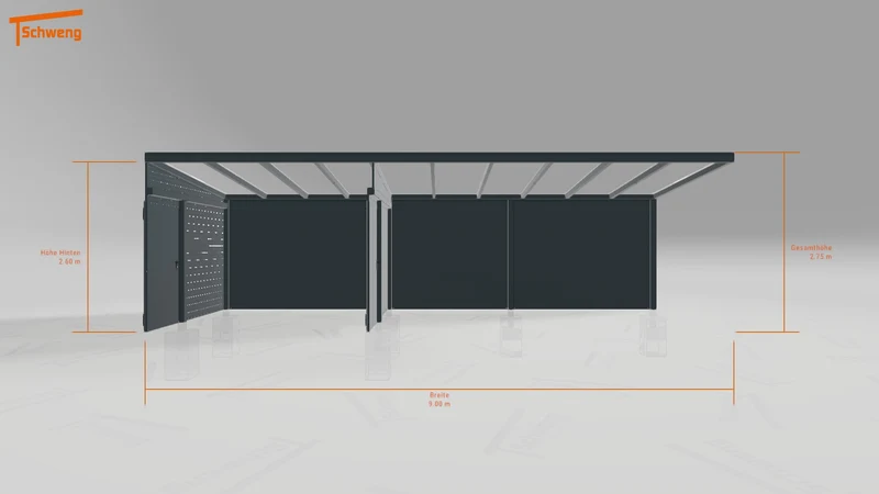#DE Schweng Pultdachcarport S350 (ID pbqg5z) #MTG