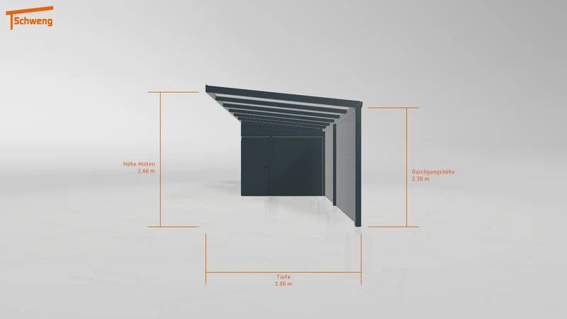 #DE Schweng Pultdachcarport S350 (ID pbqg5z) #MTG