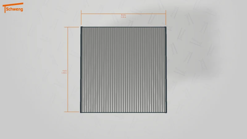 #DE Schweng Flachdachcarport C600+ (ID 33pr29) #MTG