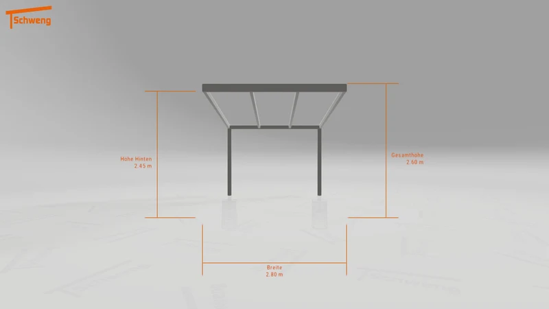 #DE Schweng Pultdachcarport S350 (ID 9wx8jy)