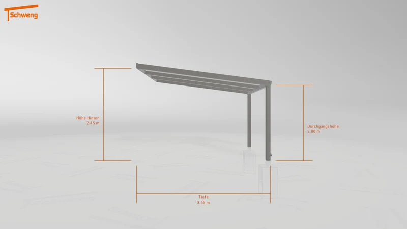 #DE Schweng Pultdachcarport S350 (ID 9wx8jy)