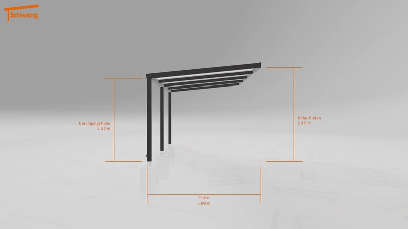 #DE Schweng Terrassenüberdachung S350 (ID g7pngq)
