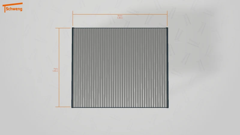 #DE Schweng Flachdachcarport C600 (ID 857xym) #MTG