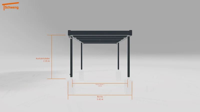#DE Schweng Flachdachcarport C600 (ID 5m92nv) #MTG