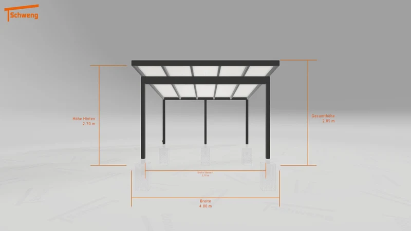 #DE Schweng Pultdachcarport S400 (ID 5m93p3)