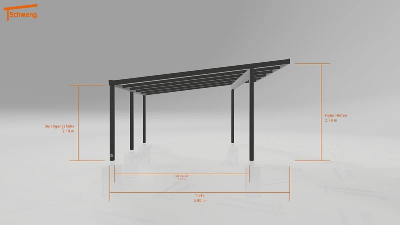 #DE Schweng Pultdachcarport S400 (ID 5m93p3)