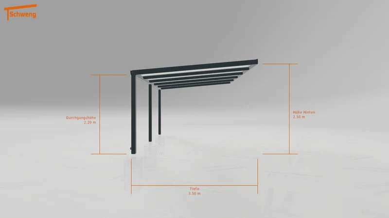 #DE Schweng Terrassenüberdachung S350 (ID zbxmp5)