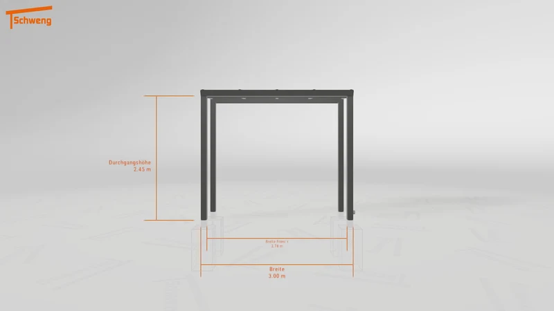 #DE Schweng Terrassenüberdachung S350 (ID jjrxvm)