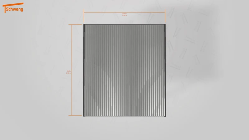 #DE Schweng Flachdachcarport C600 (ID qd2p88)