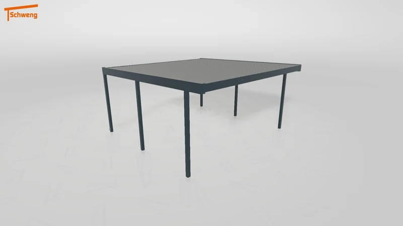 #DE Schweng Flachdachcarport C600 (ID zbxmvd)