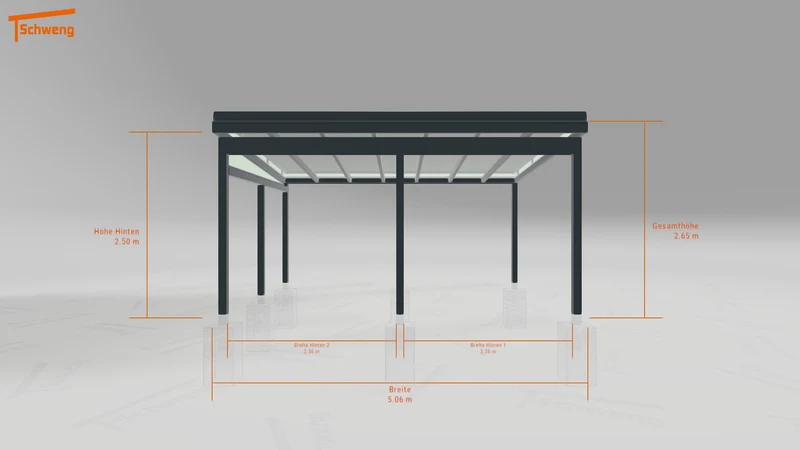 #DE Schweng Terrassenüberdachung S400 (ID yg7ggv)