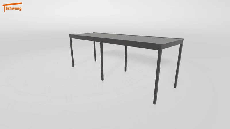 #DE Schweng Flachdachcarport C600 (ID 5m9mm4)