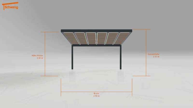#DE Schweng Terrassenüberdachung S350 (ID dvzvvb)