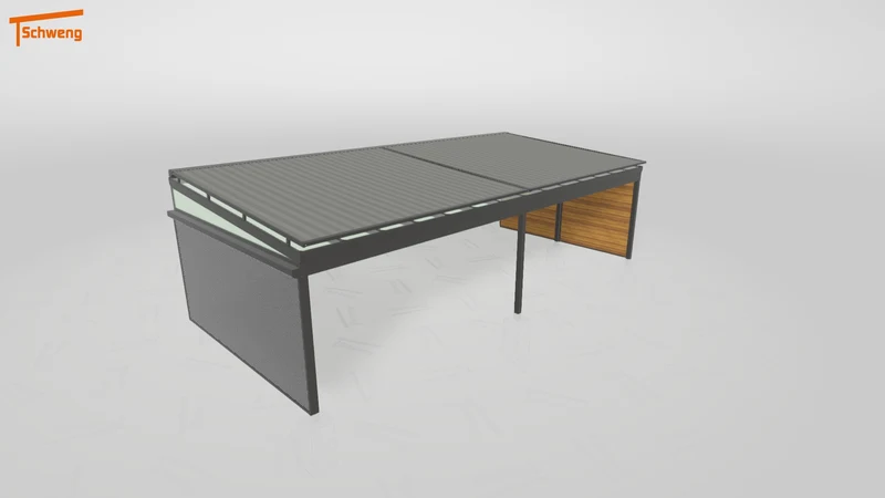 #DE Schweng Terrassenüberdachung S400 (ID 33p34q)