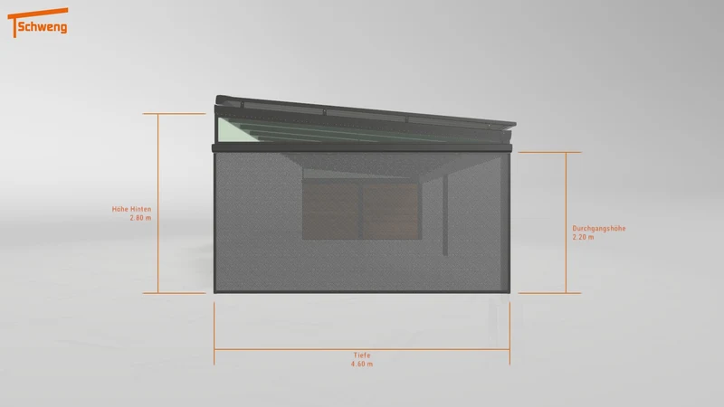 #DE Schweng Terrassenüberdachung S400 (ID 33p34q)