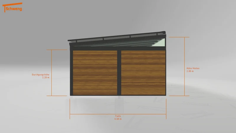 #DE Schweng Terrassenüberdachung S400 (ID 33p34q)