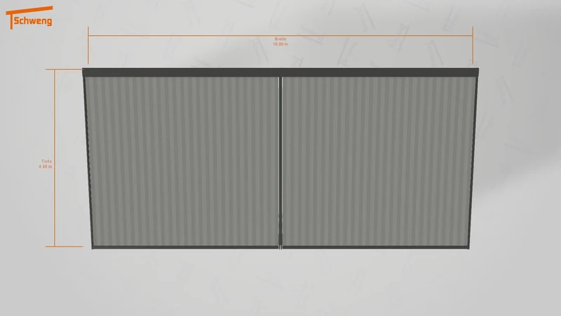 #DE Schweng Terrassenüberdachung S400 (ID 33p34q)