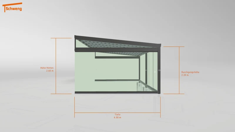 #DE Schweng Terrassenüberdachung S400 (ID 42v248)