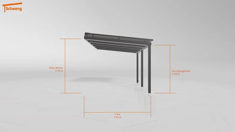 #DE Schweng Terrassenüberdachung S350 (ID bkjkqp)