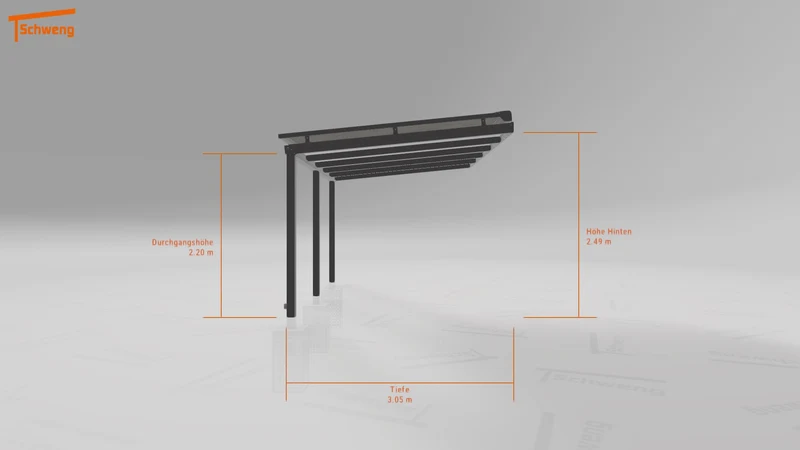#DE Schweng Terrassenüberdachung S350 (ID bkjkqp)