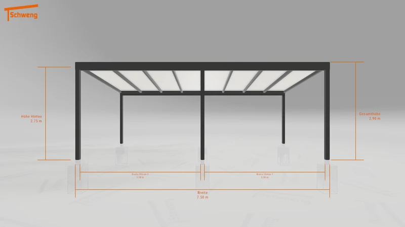 #DE Schweng Pultdachcarport S400 (ID w3y32r) #MTG