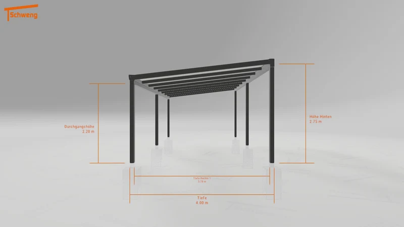 #DE Schweng Pultdachcarport S400 (ID w3y32r) #MTG