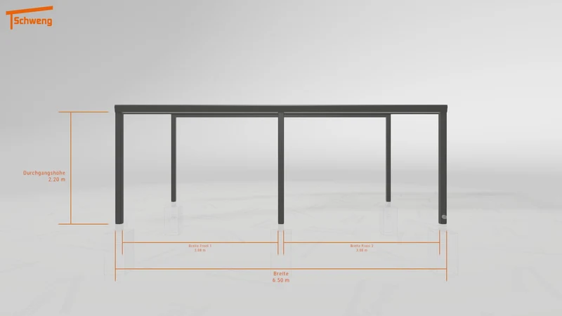 #DE Schweng Terrassenüberdachung S400 (ID mjrd35)