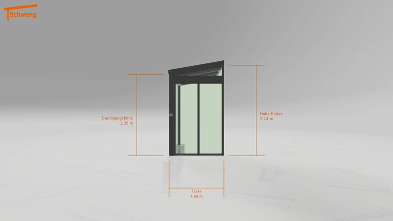 #DE Schweng Terrassenüberdachung S350 (ID w3y5rj)