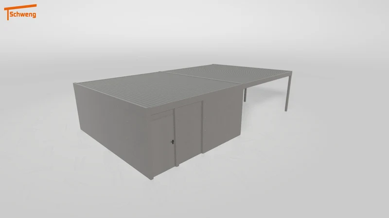 #DE Schweng Flachdachcarport C600 (ID k2r2xg) #MTG