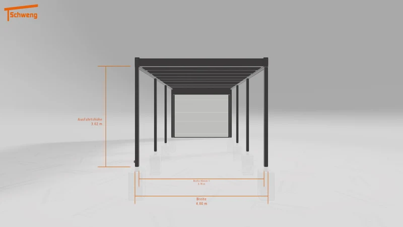 #DE Schweng Flachdachcarport C600 (ID mjrjzw) #MTG