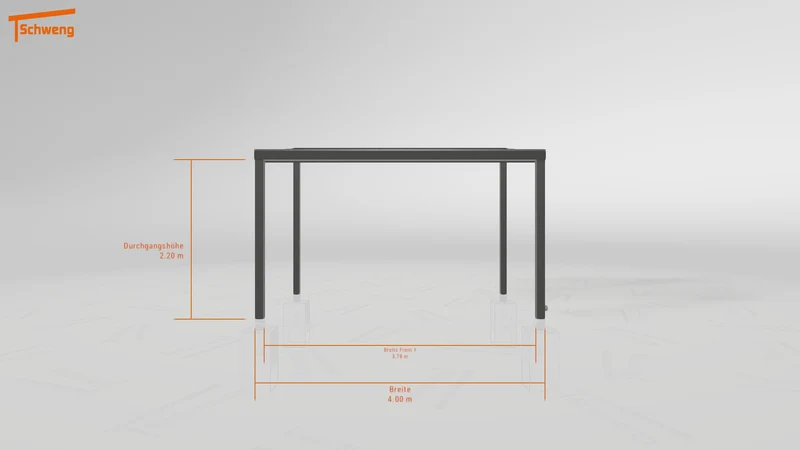 #DE Schweng Terrassenüberdachung S400 (ID 857545)