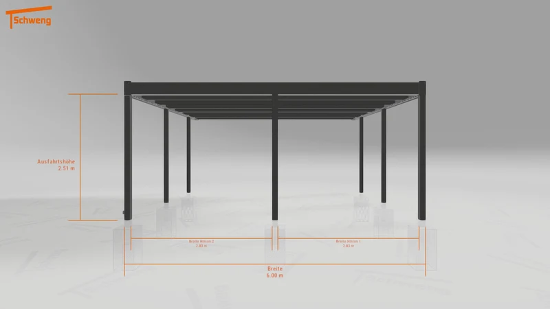 #AT Schweng Flachdachcarport C600 (ID k2r2pz) #MTG
