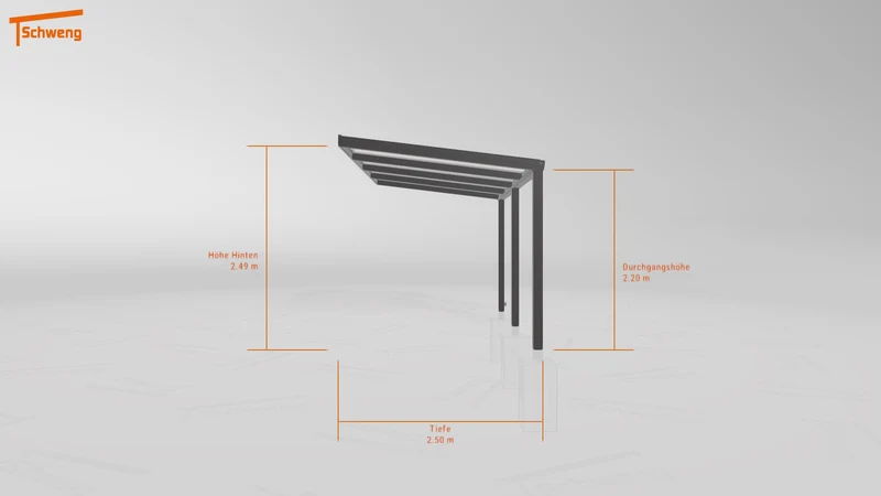 #DE Schweng Terrassenüberdachung S350 (ID w3y357)