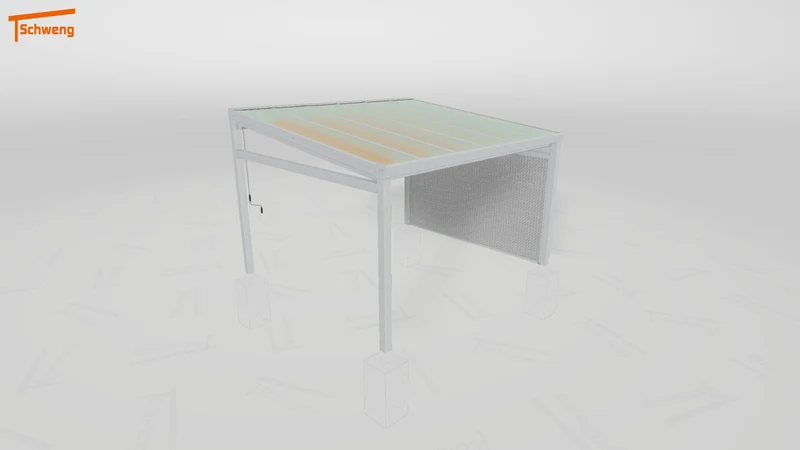 #DE Schweng Terrassenüberdachung S400 (ID 85753j)