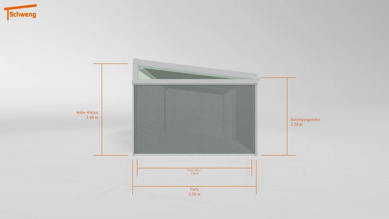 #DE Schweng Terrassenüberdachung S350 (ID mjrdz3)