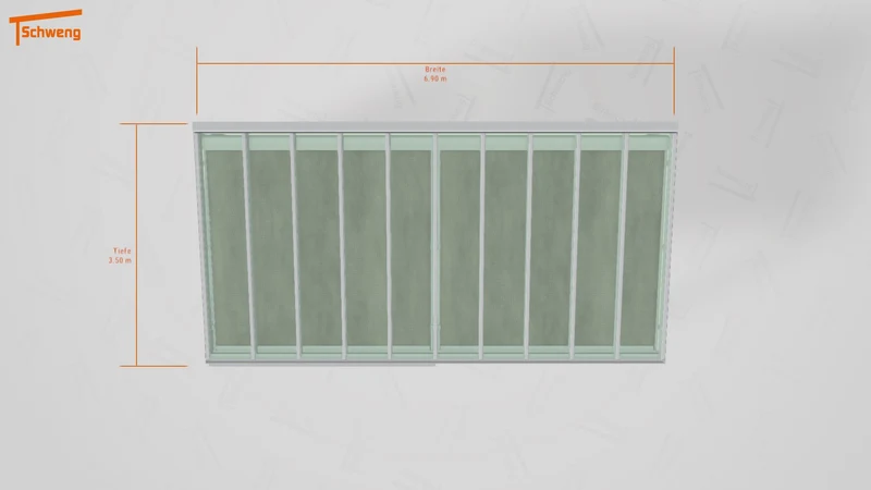 #DE Schweng Terrassenüberdachung S350 (ID mjrdz3)