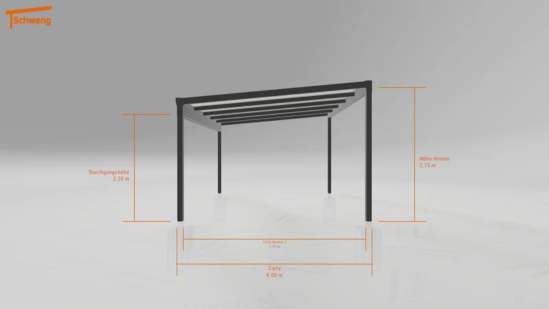 #DE Schweng Pultdachcarport S400 (ID 85759d) #MTG