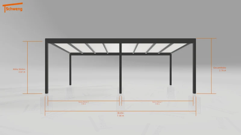 #DE Schweng Pultdachcarport S350 (ID x75799) #MTG