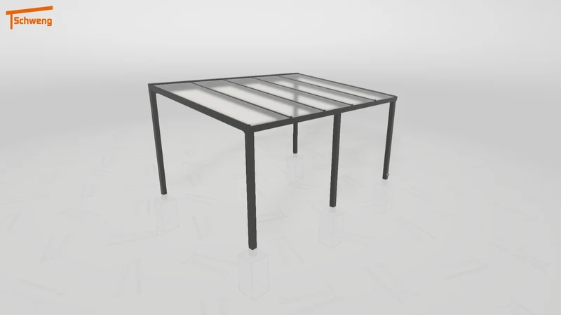 #DE Schweng Pultdachcarport S350 (ID 7757w2) #MTG