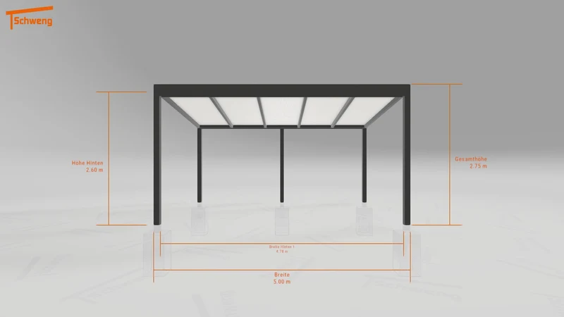 #DE Schweng Pultdachcarport S350 (ID 7757w2) #MTG