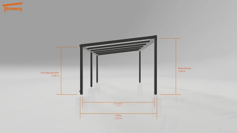 #DE Schweng Pultdachcarport S350 (ID 7757w2) #MTG