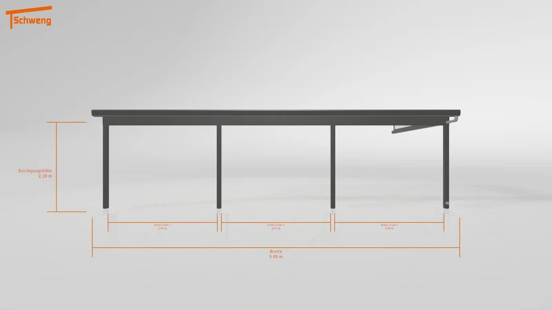 #DE Schweng Pultdachcarport S400 (ID dvzvq7) #MTG