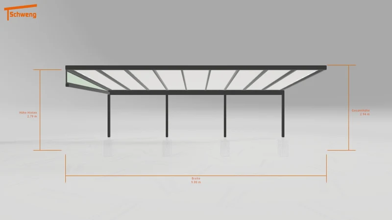 #DE Schweng Pultdachcarport S400 (ID dvzvq7) #MTG