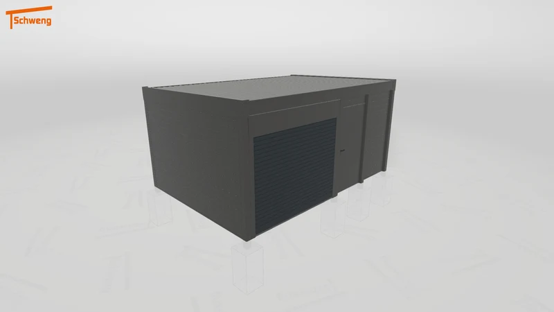#DE Schweng Flachdachcarport C600 (ID pbjnk2) #MTG