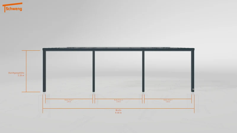 #DE Schweng Terrassenüberdachung S350 (ID k2rbky)