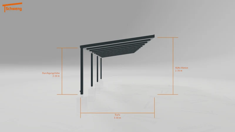#DE Schweng Terrassenüberdachung S350 (ID k2rbky)